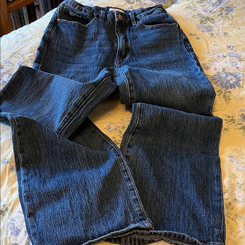 Stylish Dark Blue Women's Flare Jeans